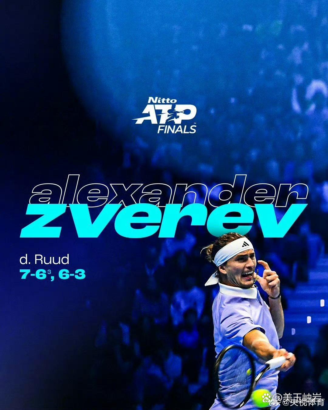 ATP总决赛力克温网，兹维列夫高光表现